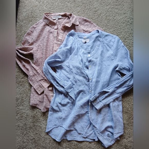 LOFT Tops - Loft Set of 2 Button Down Shirts